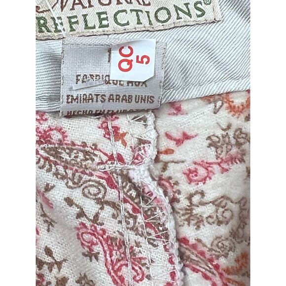 Natural Reflections Straight Casual Pants Womens Size 16 Stone Flat Front - Picture 5 of 9